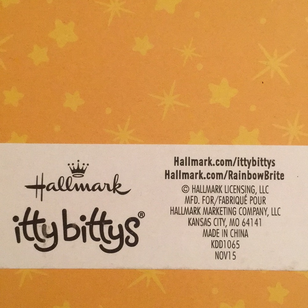 FINAL PRICE Rainbow Brite itty bittys by Hallmark - Picture 7 of 11